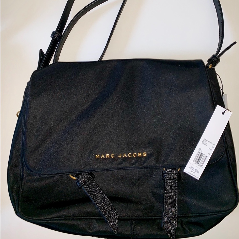 NWT Marc Jacobs Black Messenger Bag - Picture 2 of 8